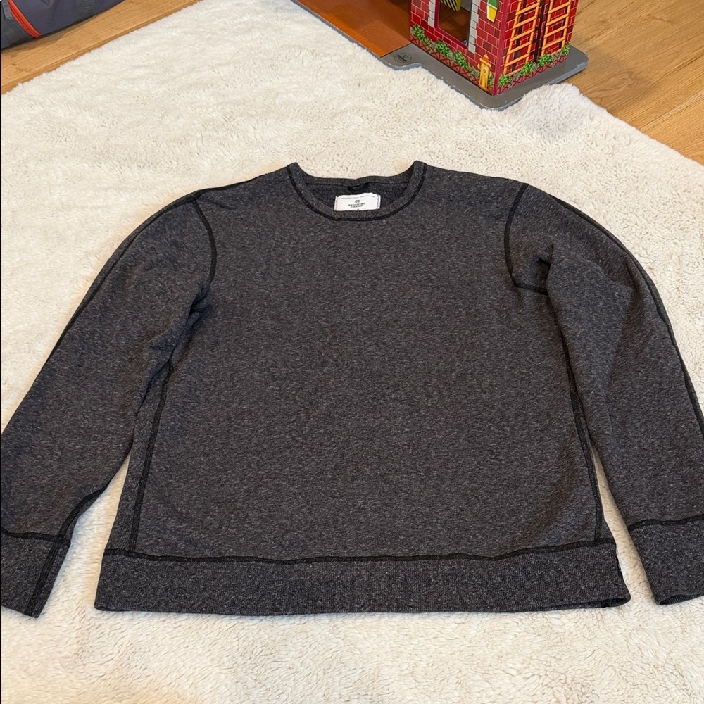 Reigning Champ Men's Charcoal Gray Sweater Medium